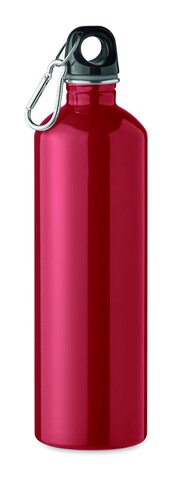 Trinkflasche recycelter 750 ml - Rot bedrucken, Art.-Nr. MO2404-05 Trinkflasche recycelter 750 ml - Rot bedrucken, Art.-Nr. MO2404-05