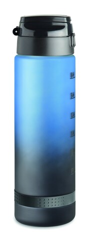 Sport-Trinkflasche RPET 1L - Blau bedrucken, Art.-Nr. MO2409-04 Sport-Trinkflasche RPET 1L - Blau bedrucken, Art.-Nr. MO2409-04