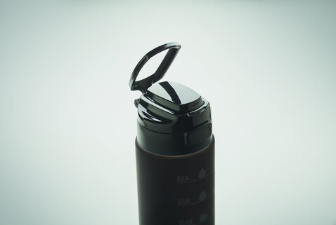 Sport-Trinkflasche RPET 1L - Schwarz bedrucken, Art.-Nr. MO2409-03 Sport-Trinkflasche RPET 1L - Schwarz bedrucken, Art.-Nr. MO2409-03