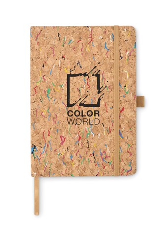 DIN A5 Notizbuch Kork - Beige bedrucken, Art.-Nr. MO2414-13 DIN A5 Notizbuch Kork - Beige bedrucken, Art.-Nr. MO2414-13