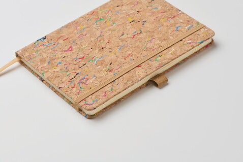 DIN A5 Notizbuch Kork - Beige bedrucken, Art.-Nr. MO2414-13 DIN A5 Notizbuch Kork - Beige bedrucken, Art.-Nr. MO2414-13