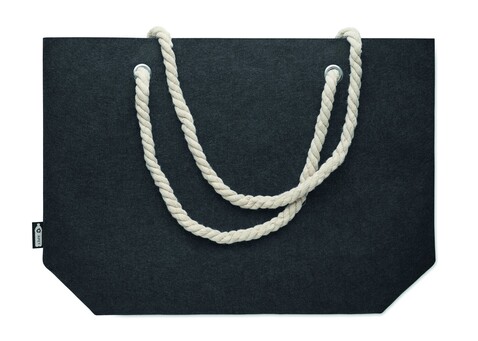 Einkaufs- oder Strandtasche - Steingrau bedrucken, Art.-Nr. MO2416-15