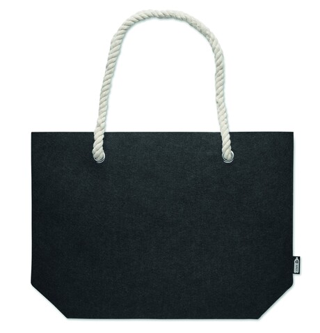 Einkaufs- oder Strandtasche - Steingrau bedrucken, Art.-Nr. MO2416-15
