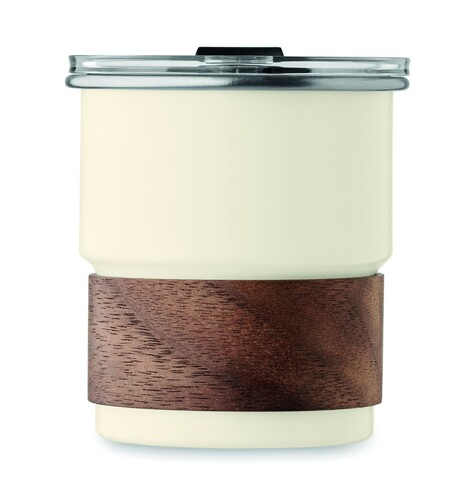 Einwandiger Becher 260 ml - Beige bedrucken, Art.-Nr. MO2423-13