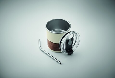 Einwandiger Becher 260 ml - Beige bedrucken, Art.-Nr. MO2423-13