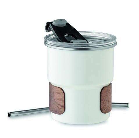 Einwandiger Becher 260 ml - Weiß bedrucken, Art.-Nr. MO2423-06 Einwandiger Becher 260 ml - Weiß bedrucken, Art.-Nr. MO2423-06