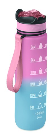 Sport-Trinkflasche RPET 1L - Babyrosa bedrucken, Art.-Nr. MO2489-11 Sport-Trinkflasche RPET 1L - Babyrosa bedrucken, Art.-Nr. MO2489-11