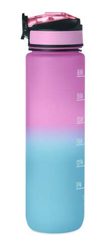 Sport-Trinkflasche RPET 1L - Babyrosa bedrucken, Art.-Nr. MO2489-11 Sport-Trinkflasche RPET 1L - Babyrosa bedrucken, Art.-Nr. MO2489-11
