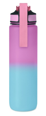 Sport-Trinkflasche RPET 1L - Babyrosa bedrucken, Art.-Nr. MO2489-11 Sport-Trinkflasche RPET 1L - Babyrosa bedrucken, Art.-Nr. MO2489-11