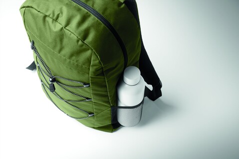 Rucksack 600D RPET Polyester - Armeegrün bedrucken, Art.-Nr. MO2491-49 Rucksack 600D RPET Polyester - Armeegrün bedrucken, Art.-Nr. MO2491-49
