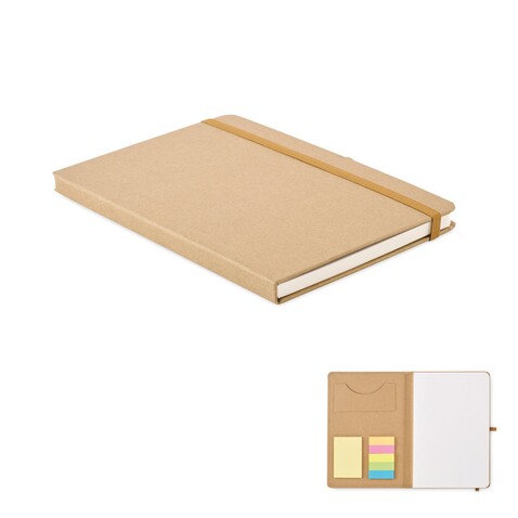 DIN A5-Notizbuch-Set - Beige bedrucken, Art.-Nr. MO2554-13