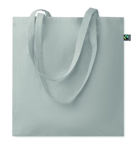 Einkaufstasche Fairtrade 180g - Grau bedrucken, Art.-Nr. MO2589-07 Einkaufstasche Fairtrade 180g - Grau bedrucken, Art.-Nr. MO2589-07