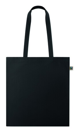 Einkaufstasche Fairtrade 180g - Schwarz bedrucken, Art.-Nr. MO2589-03