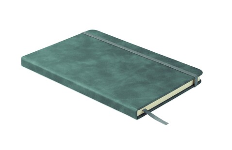 DIN A5 Smokey Notizbuch PU - Petrol bedrucken, Art.-Nr. MO2664-20