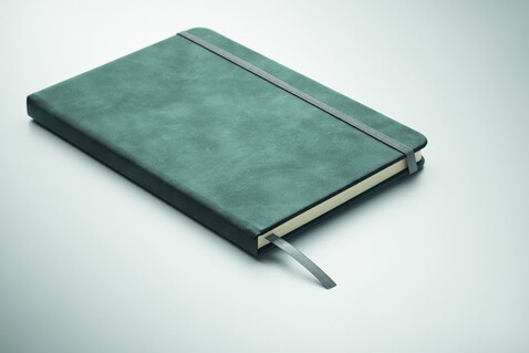 DIN A5 Smokey Notizbuch PU - Petrol bedrucken, Art.-Nr. MO2664-20