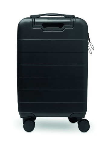 20" Hartschalen-Trolley ABS - Schwarz bedrucken, Art.-Nr. MO2742-03