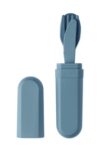 Besteck-Set PLA - Petrol bedrucken, Art.-Nr. MO2743-20 Besteck-Set PLA - Petrol bedrucken, Art.-Nr. MO2743-20