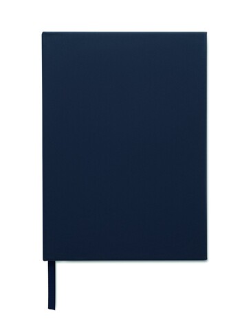 Immerwährender Tagesplaner A5 - Marineblau bedrucken, Art.-Nr. MO2747-85