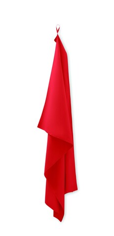 Mikrofaser-Handtuch 100X150cm - Rot bedrucken, Art.-Nr. MO2763-05