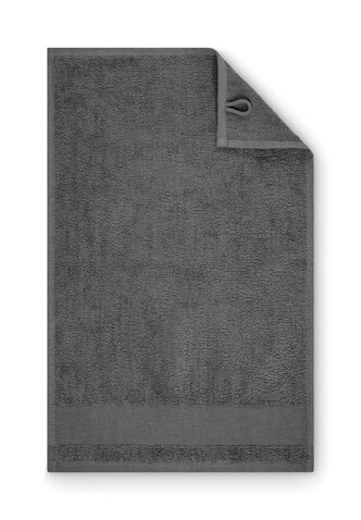 Gästehandtuch Baumwolle 30X50cm - Steingrau bedrucken, Art.-Nr. MO2764-15 Gästehandtuch Baumwolle 30X50cm - Steingrau bedrucken, Art.-Nr. MO2764-15