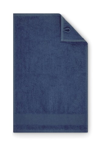 Gästehandtuch Baumwolle 30X50cm - Blau bedrucken, Art.-Nr. MO2764-04