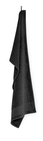 Handtuch Baumwolle 50X100cm - Schwarz bedrucken, Art.-Nr. MO2765-03