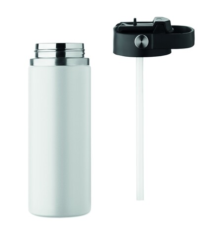 Isolierflasche 500 ml - Weiß bedrucken, Art.-Nr. MO2775-06