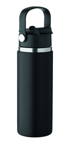 Isolierflasche 500 ml - Schwarz bedrucken, Art.-Nr. MO2775-03 Isolierflasche 500 ml - Schwarz bedrucken, Art.-Nr. MO2775-03