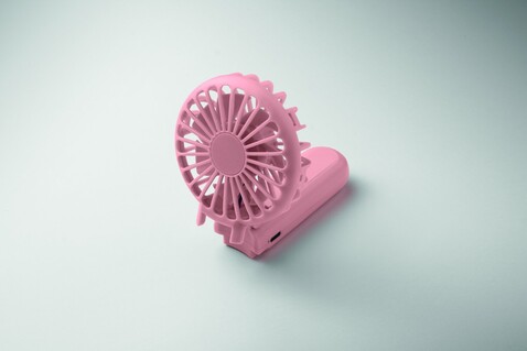 Klappbarer Ventilator - Babyrosa bedrucken, Art.-Nr. MO2779-11 Klappbarer Ventilator - Babyrosa bedrucken, Art.-Nr. MO2779-11