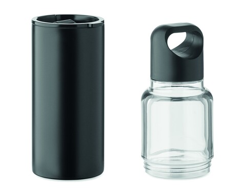 2in1 Flasche 610ml - Schwarz bedrucken, Art.-Nr. MO2789-03 2in1 Flasche 610ml - Schwarz bedrucken, Art.-Nr. MO2789-03