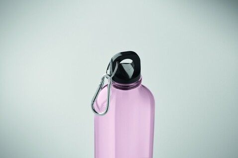 Trinkflasche RPET 500ml - Transparent Pink bedrucken, Art.-Nr. MO2803-31