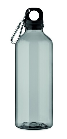 Trinkflasche RPET 500ml - Transparent Grau bedrucken, Art.-Nr. MO2803-27 Trinkflasche RPET 500ml - Transparent Grau bedrucken, Art.-Nr. MO2803-27