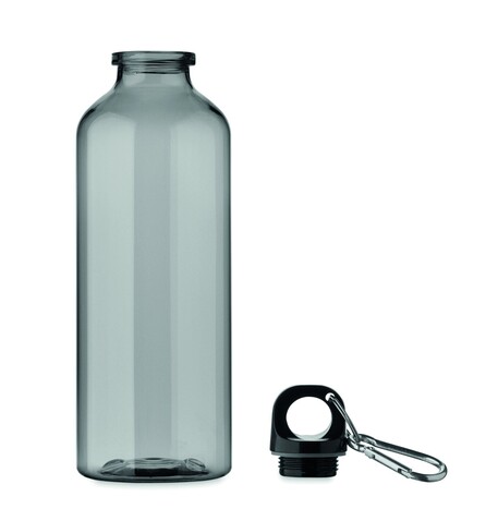 Trinkflasche RPET 500ml - Transparent Grau bedrucken, Art.-Nr. MO2803-27 Trinkflasche RPET 500ml - Transparent Grau bedrucken, Art.-Nr. MO2803-27