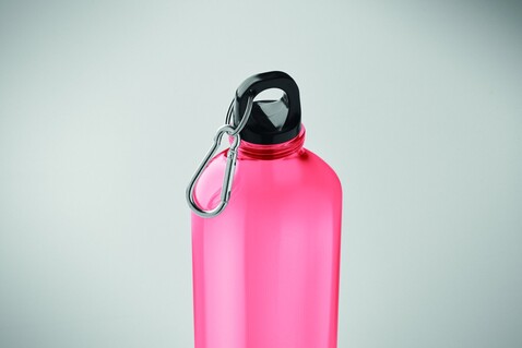 Trinkflasche RPET 750ml - Transparent Rot bedrucken, Art.-Nr. MO2804-25