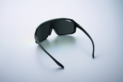 Sport-Sonnenbrille UV400 - Schwarz bedrucken, Art.-Nr. MO2816-03