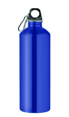 Einwandige Trinkflasche 1000ml - Blau bedrucken, Art.-Nr. MO2829-04