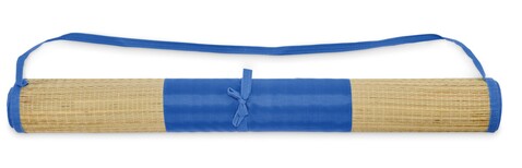 Strandmatte aus Stroh - Königsblau bedrucken, Art.-Nr. MO2833-37