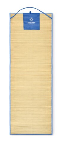 Strandmatte aus Stroh - Königsblau bedrucken, Art.-Nr. MO2833-37