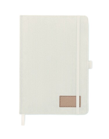DIN A5 Notizbuch RPET - Off White bedrucken, Art.-Nr. MO2861-43 DIN A5 Notizbuch RPET - Off White bedrucken, Art.-Nr. MO2861-43
