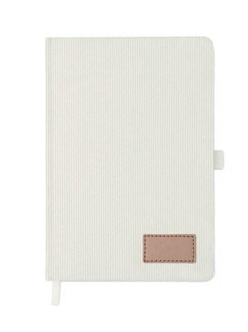 DIN A5 Notizbuch RPET - Off White bedrucken, Art.-Nr. MO2861-43 DIN A5 Notizbuch RPET - Off White bedrucken, Art.-Nr. MO2861-43