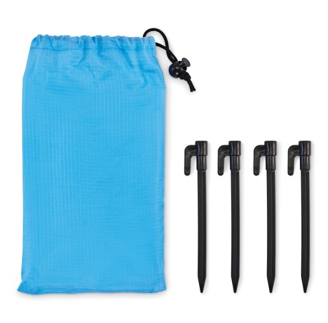 Strandmatte 210T Polyester - Türkis bedrucken, Art.-Nr. MO2882-12