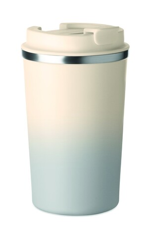 Doppelwandiger Becher 350 ml - Grau bedrucken, Art.-Nr. MO2885-07 Doppelwandiger Becher 350 ml - Grau bedrucken, Art.-Nr. MO2885-07