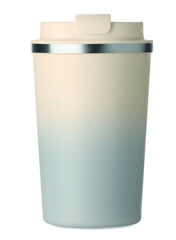 Doppelwandiger Becher 350 ml - Grau bedrucken, Art.-Nr. MO2885-07 Doppelwandiger Becher 350 ml - Grau bedrucken, Art.-Nr. MO2885-07