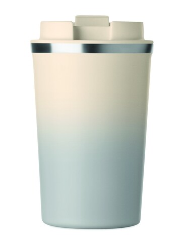 Doppelwandiger Becher 350 ml - Grau bedrucken, Art.-Nr. MO2885-07 Doppelwandiger Becher 350 ml - Grau bedrucken, Art.-Nr. MO2885-07