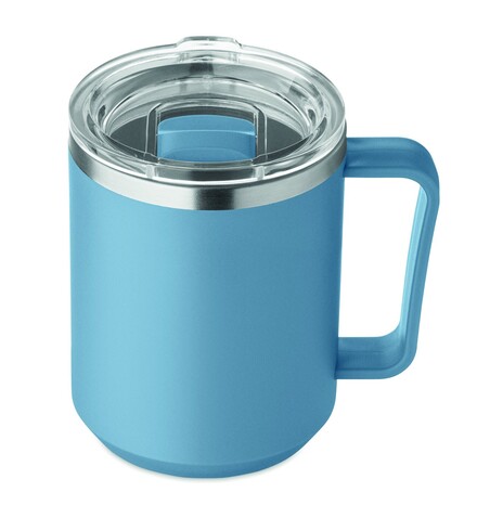Doppelwandiger Becher 400ml - Petrol bedrucken, Art.-Nr. MO2900-20