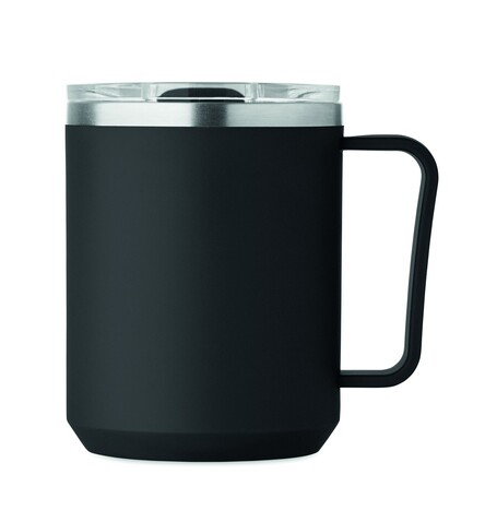 Doppelwandiger Becher 400ml - Schwarz bedrucken, Art.-Nr. MO2900-03 Doppelwandiger Becher 400ml - Schwarz bedrucken, Art.-Nr. MO2900-03