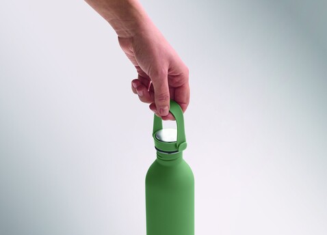 Einwandige Trinkflasche 500 ml - Dunkelgrün bedrucken, Art.-Nr. MO2903-60
