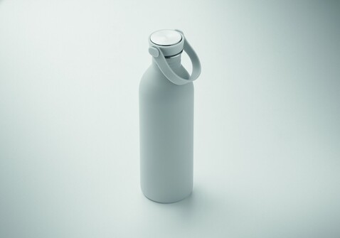 Einwandige Trinkflasche 500 ml - Grau bedrucken, Art.-Nr. MO2903-07