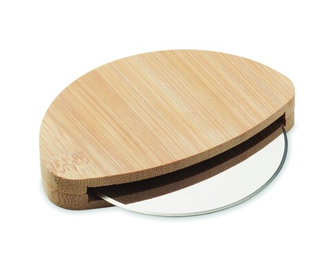 Pizzaschneider Bambus - Holz bedrucken, Art.-Nr. MO2913-40