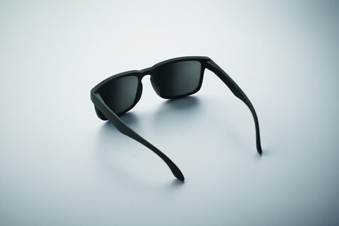 Festival-Sonnenbrille UV400 - Schwarz bedrucken, Art.-Nr. MO2992-03